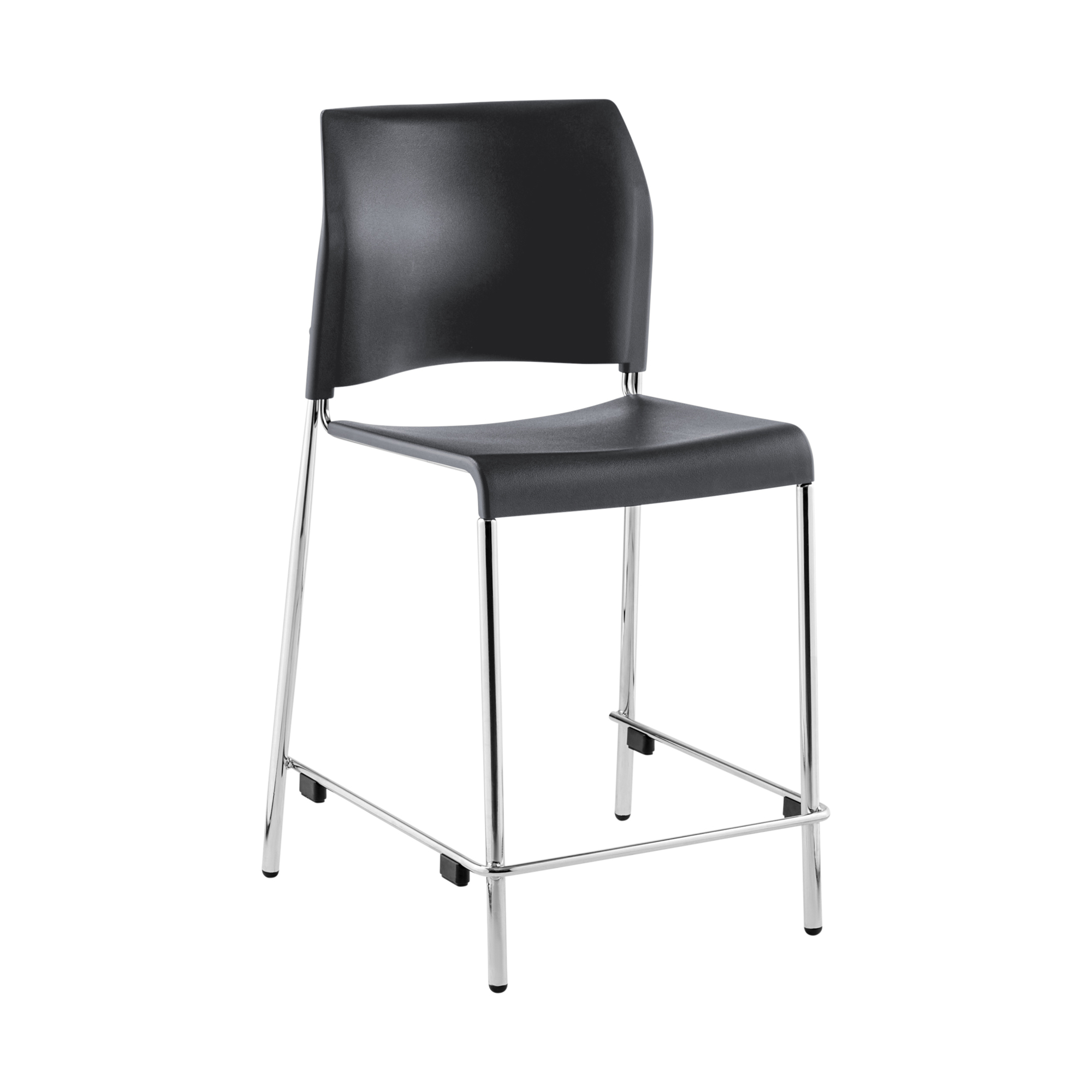 National Public Seating, 8800 Series Cafe Plastic Counter Stool, Charcoal, Included (qty.) 1 Model# 8820C-11-20